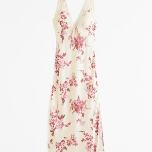 Lace-Trim Slip Dress
